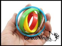 Load image into Gallery viewer, 1 Spinning Rotating Rings Fidget Toy - Soothing Sensory Movi