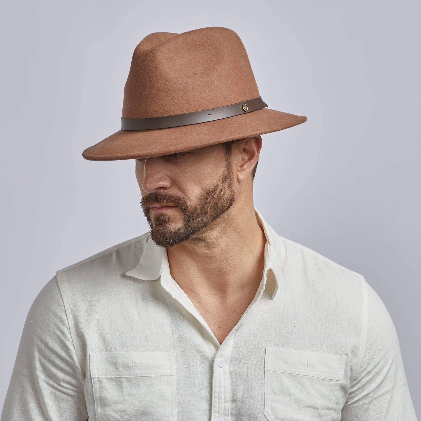 100% Wool Felt Fedora Style - McQueen