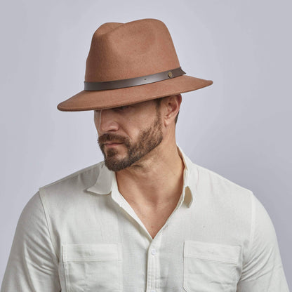 100% Wool Felt Fedora Style - McQueen