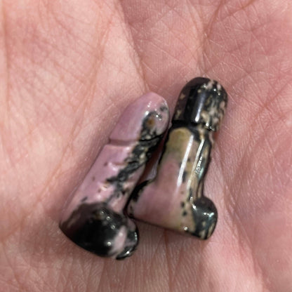 Crystal Phallic Figurine - Penis – Small Carved Gemstone Statue