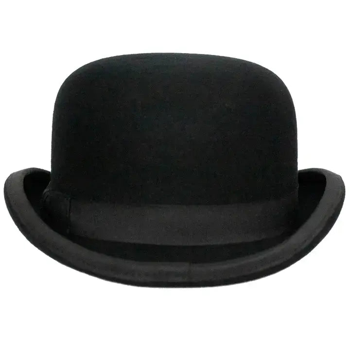 Fleming Black Wool Derby by 9th Street Hats - Open Sizing 6