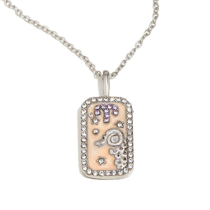 Zodiac 12 Constellations 18K Golden S.Steel Necklace - FGS