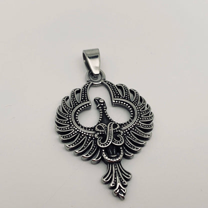 Stainless Steel Phoenix Craft Charm