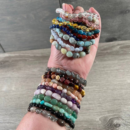 Small Nugget Gemstone Bracelet