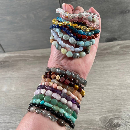 Small Nugget Gemstone Bracelet