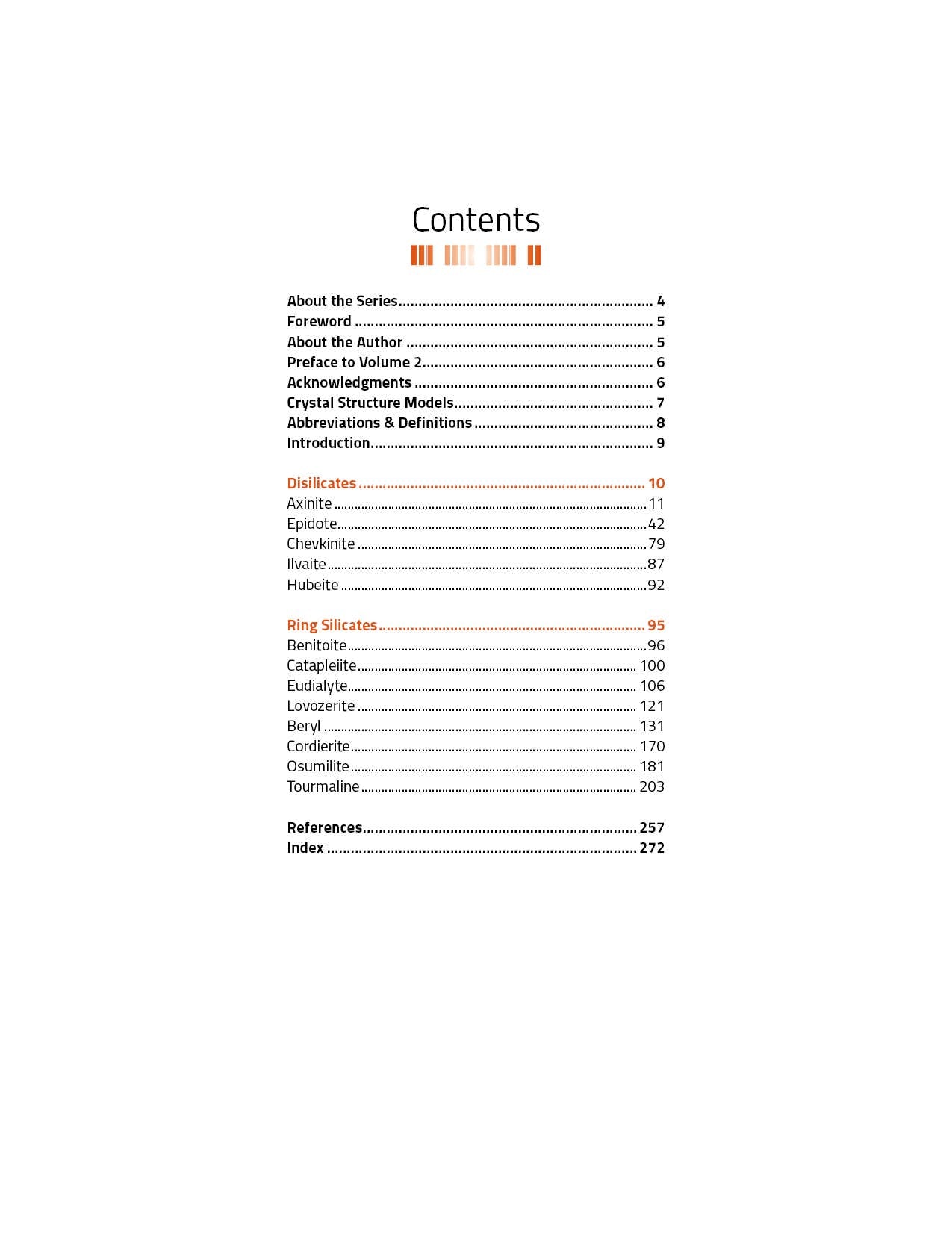Collector's Guide to Silicates: Di- and Ring Silicates