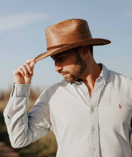Mexican Palm Straw Cowboy Hat - Tycoon