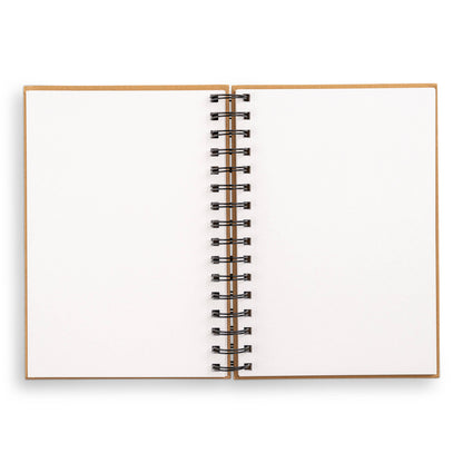 Small Sketchbook 5.5 x 8"-  Spiral Hardcover (Kraft)