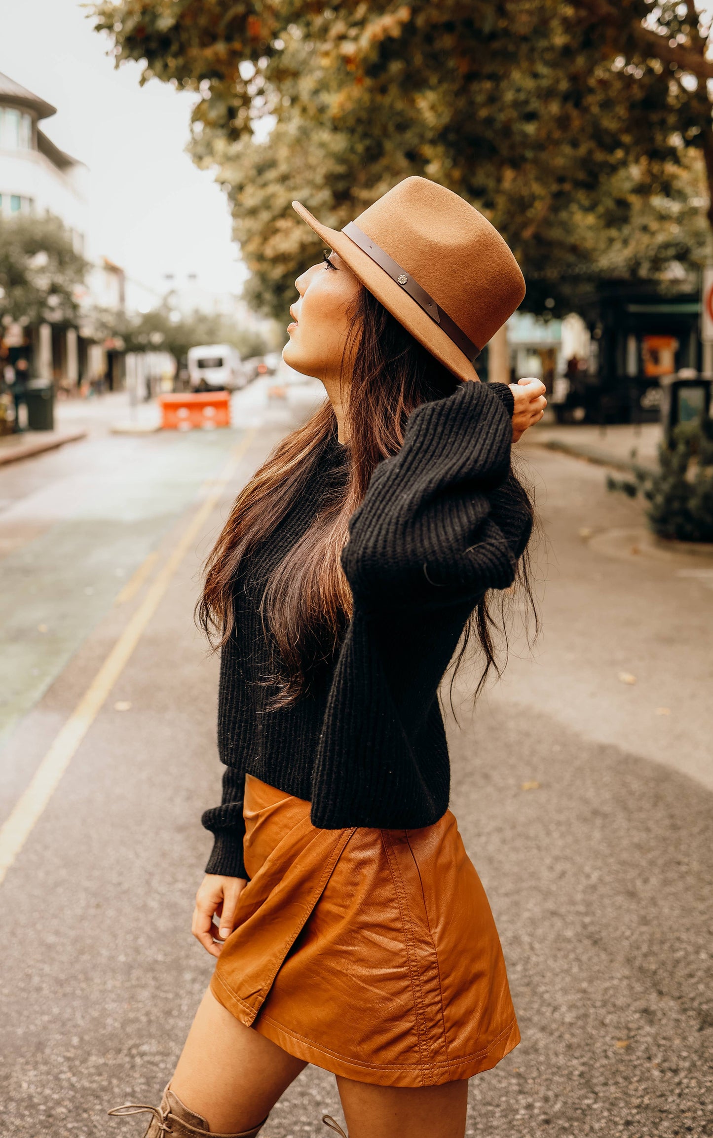 100% Wool Felt Fedora Style - McQueen
