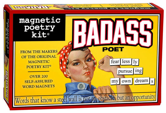 Badass Poet magnetic Poetry Kit