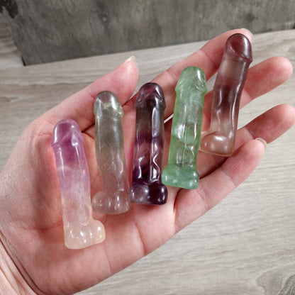 Fluorite Phallic Carving – Penis - Crystal Figurine for Retail