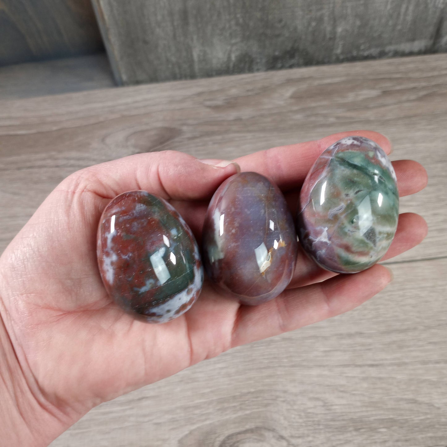 Gemstone Egg – Polished Crystal Decorative Stone