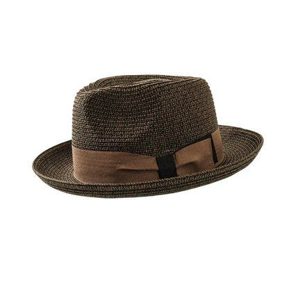 Soft Straw Fedora Hat - Style Coronado
