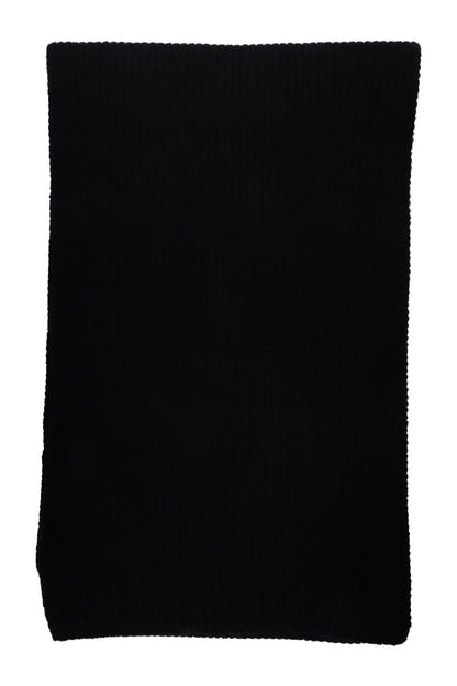 Solid Wide Rib Knitted Wrap Scarf - 57 Inch