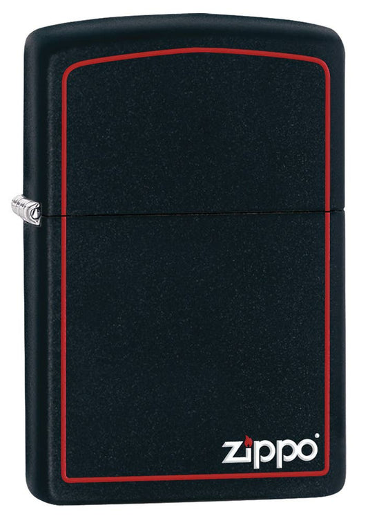 Reg Black W/Zippo-Border - CI Lighter