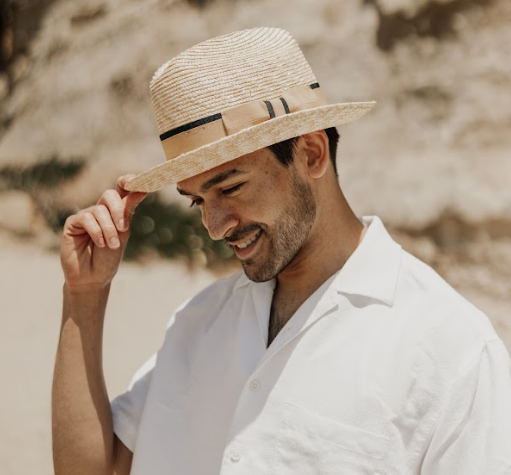 LBJ Wheat Straw Sun Hat - Style Sawyer