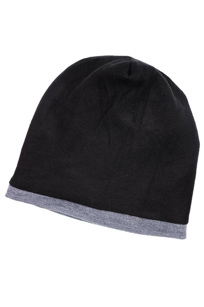 Dark Neutrals Fleece Lined Slouchy Baggie Beanie
