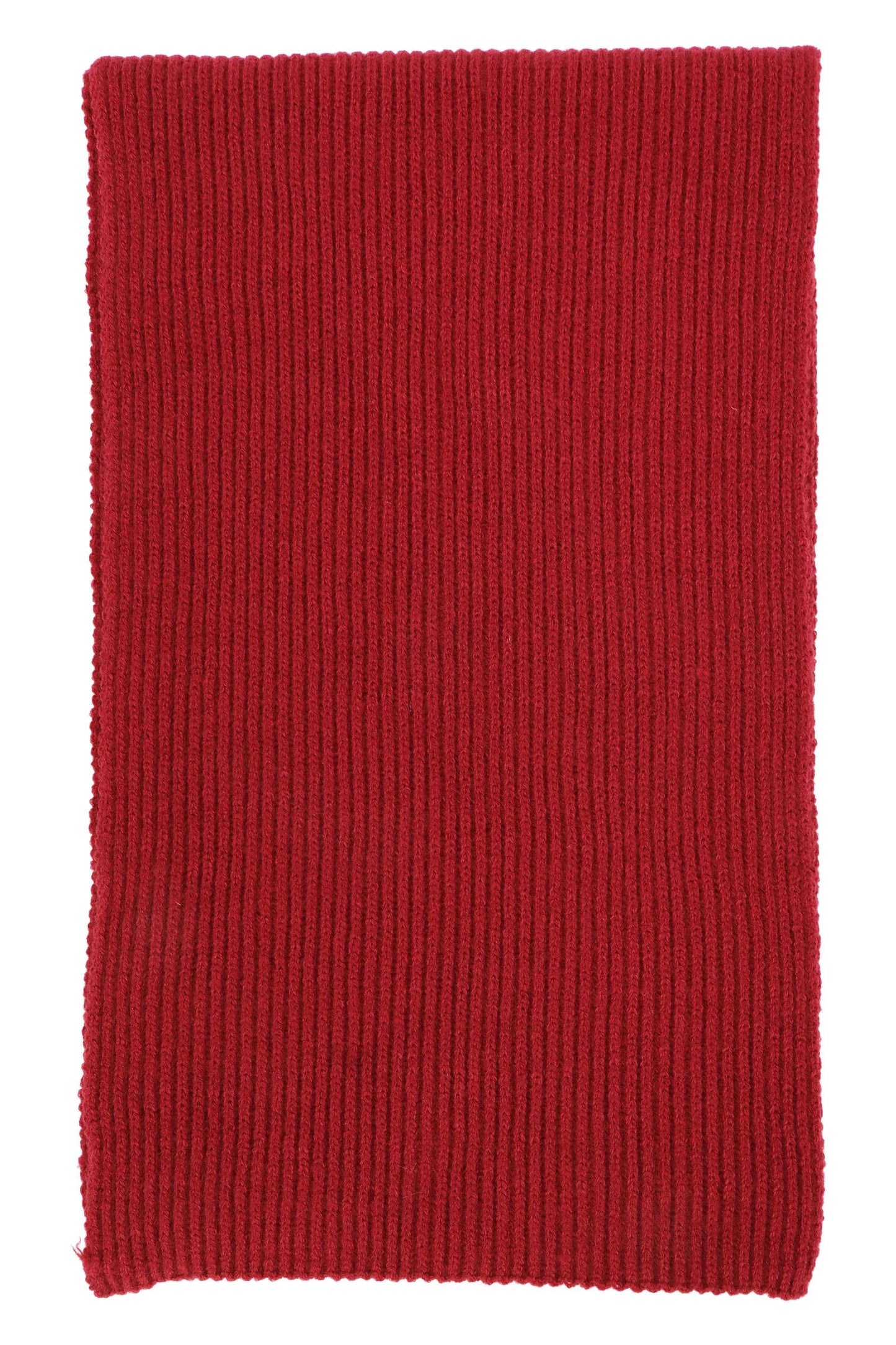 Solid Wide Rib Knitted Wrap Scarf - 57 Inch