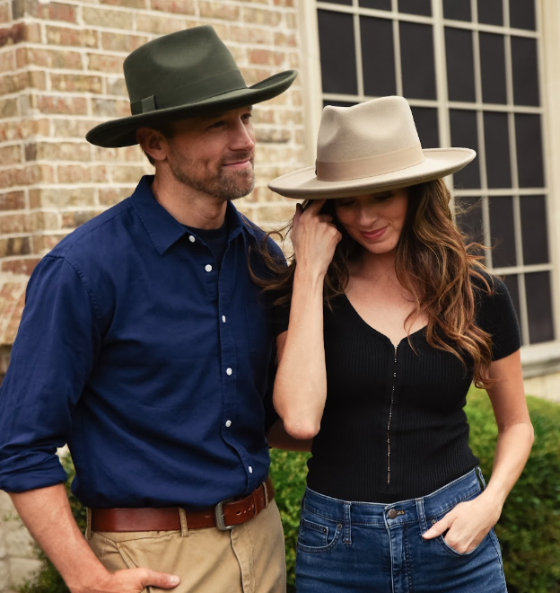 Crushable Wool Felt Teardrop Fedora Hat - Style Oakley