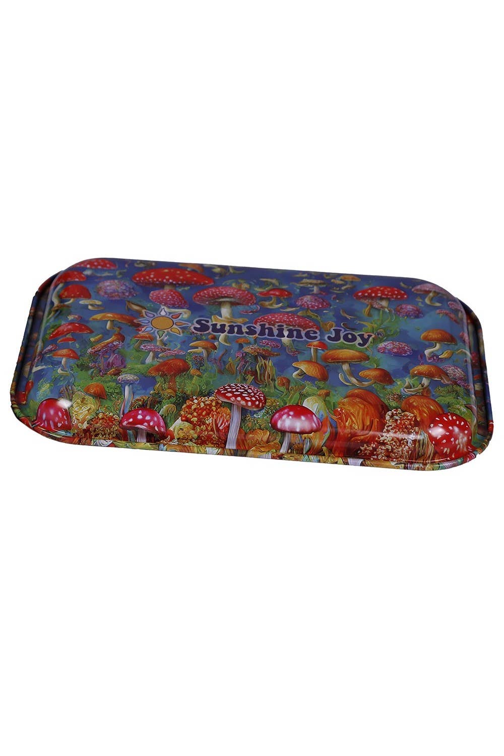 Metal Tray with 3D Magnetic Lid Cover - Mushroom Beach