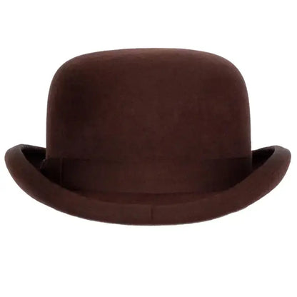 Fleming Black Wool Derby by 9th Street Hats - Open Sizing 6