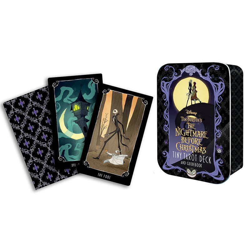 The Nightmare Before Christmas Tiny Tarot Deck & Guide (NEW)