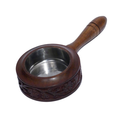 Wood Charcoal Burner with Handle
