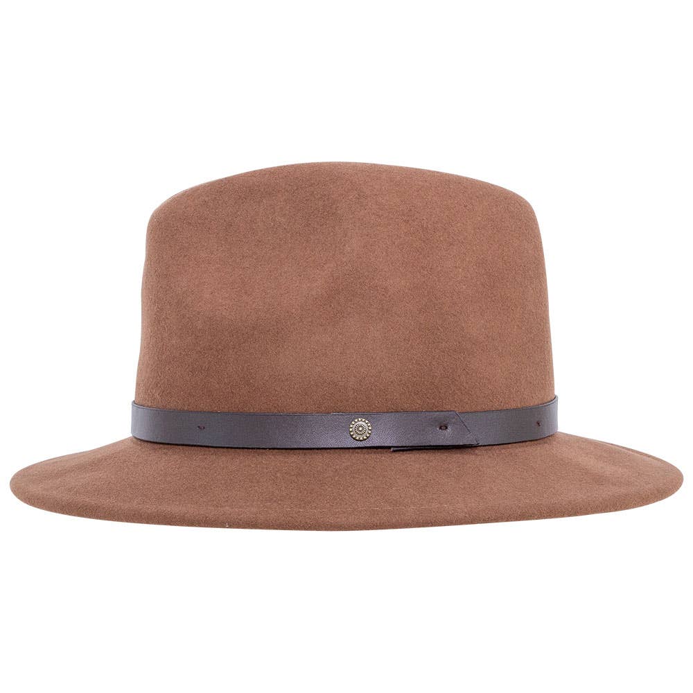 100% Wool Felt Fedora Style - McQueen