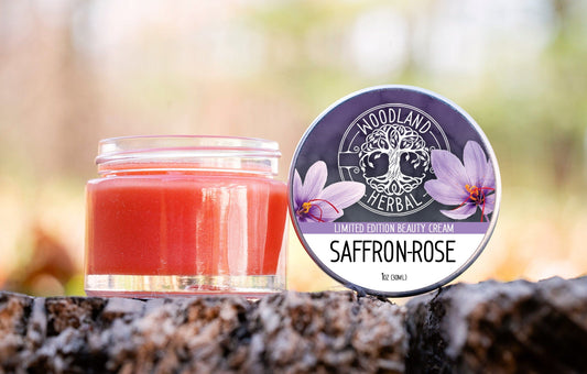 Saffron-Rose Beauty Cream - Powerful Moisturizer for Skin Rejuvenation, Anti-Aging, Radiant Glow