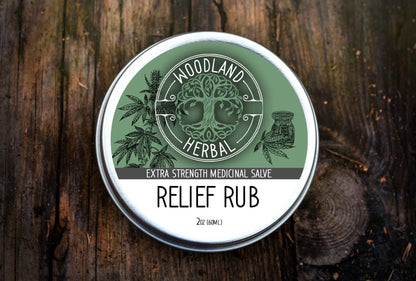 Relief Rub - Extra Strength Topical Salve for Sore Joints, Muscles, Inflammation