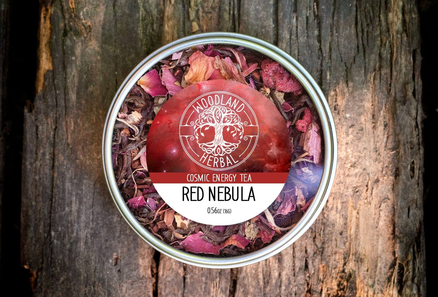Red Nebula Tea - Cosmic Energy Tea for Boosting Energy, Mental Clarity, Cognitive Function