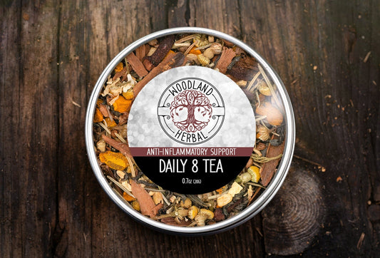 Daily 8 Tea - Organic Tea for General Health, Daily Wellness, Healthy Inflammatory Response Support