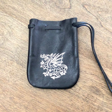 Load image into Gallery viewer, Leather Medicine Pouch Drawstring