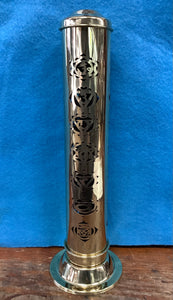 Tall Brass Incense Burner