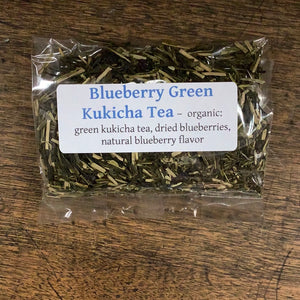 Blueberry Green Kukicha Tea, Organic