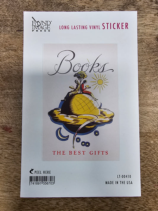 Books Vinyl Stickers
