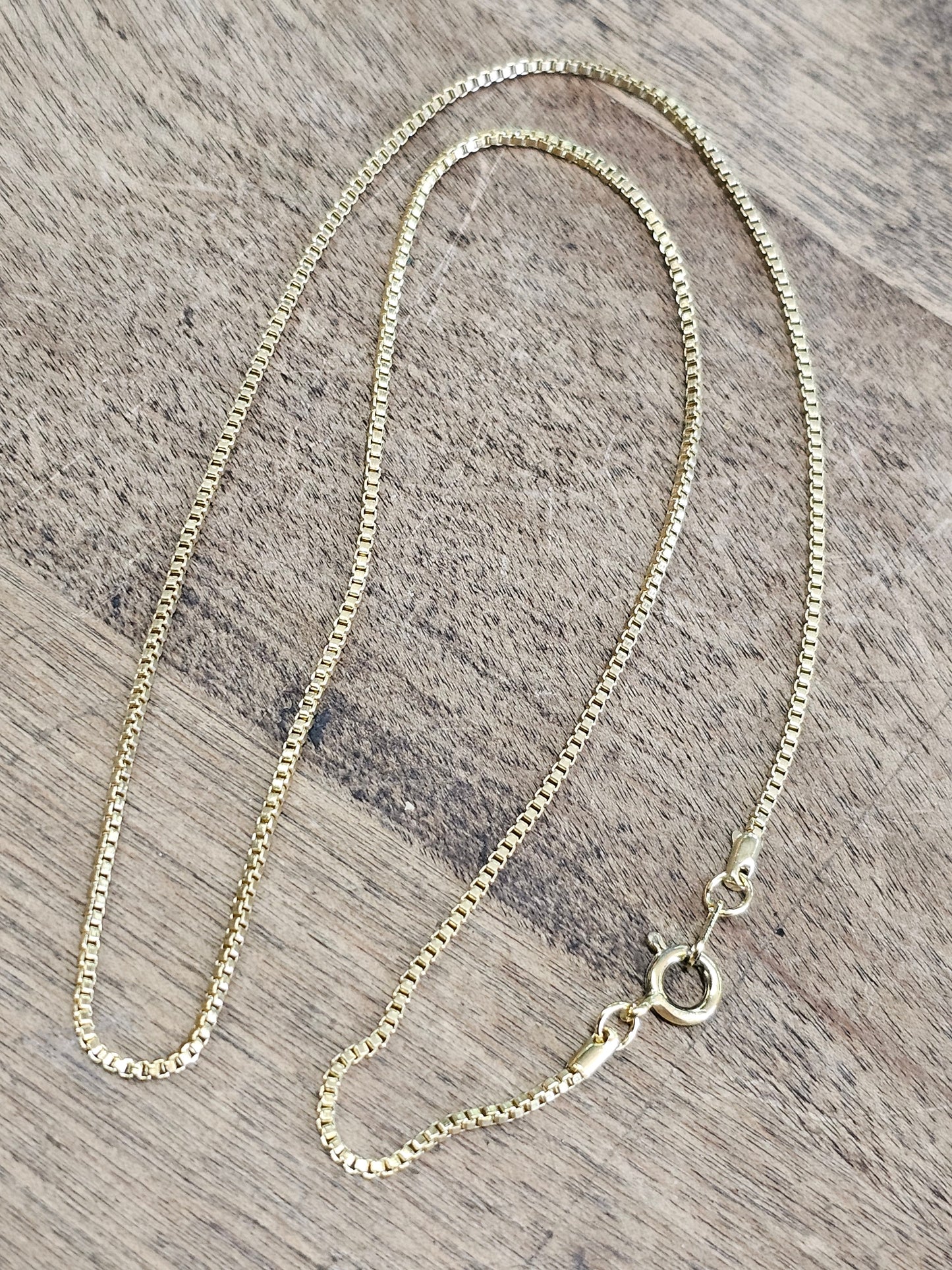 Gold Colored Box Chain
