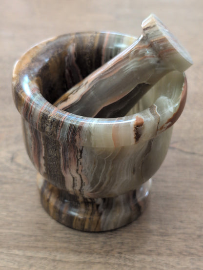 Onyx Mortar and pestle
