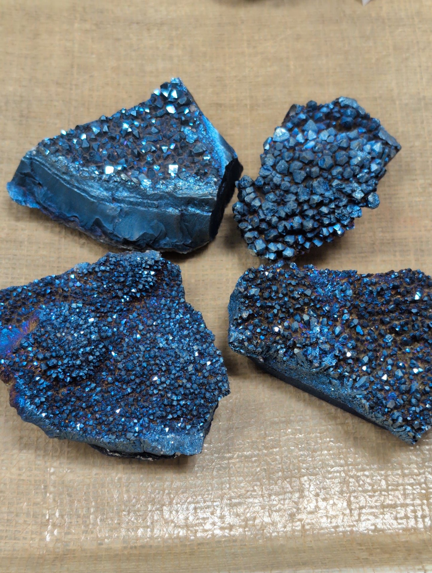 Aura Quartz Clusters