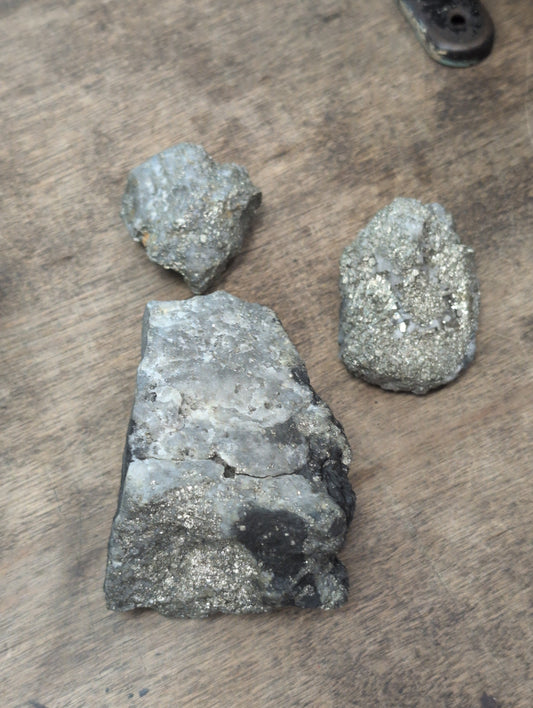 Pyrite in Quartz