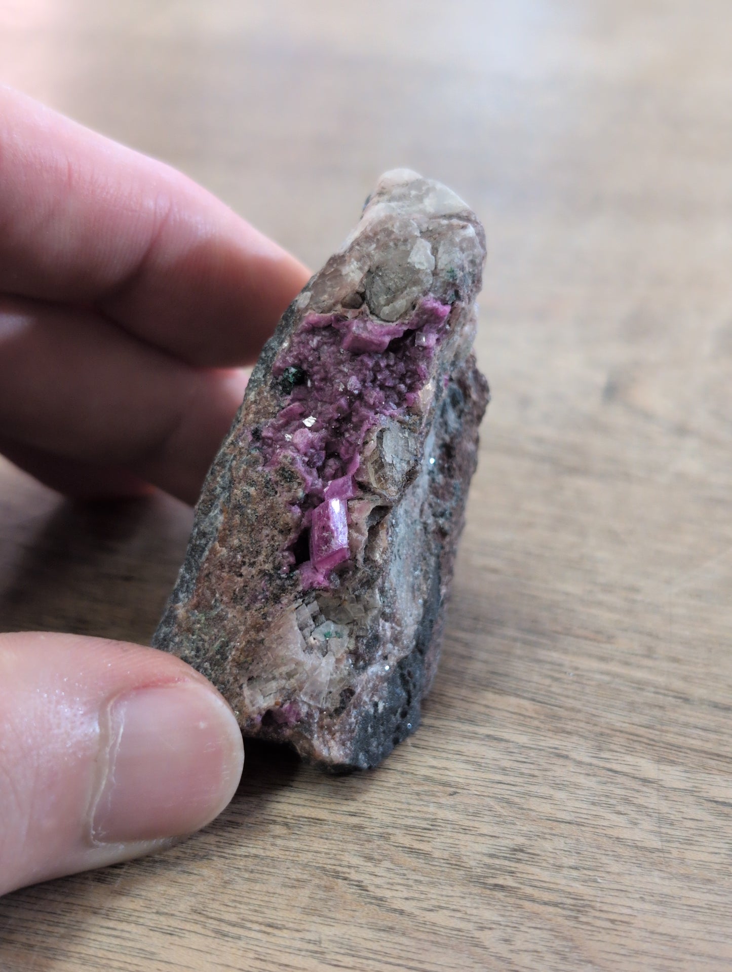 Cobalto Calcite Specimen