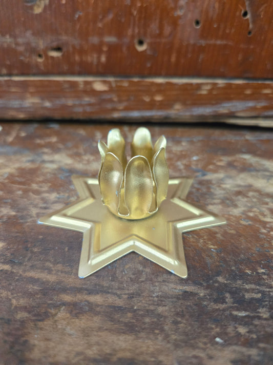 Taper Candle Holder Seven Pointed Star