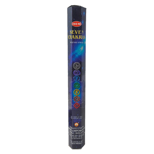 Seven Chakras HEM Incense 20 Sticks