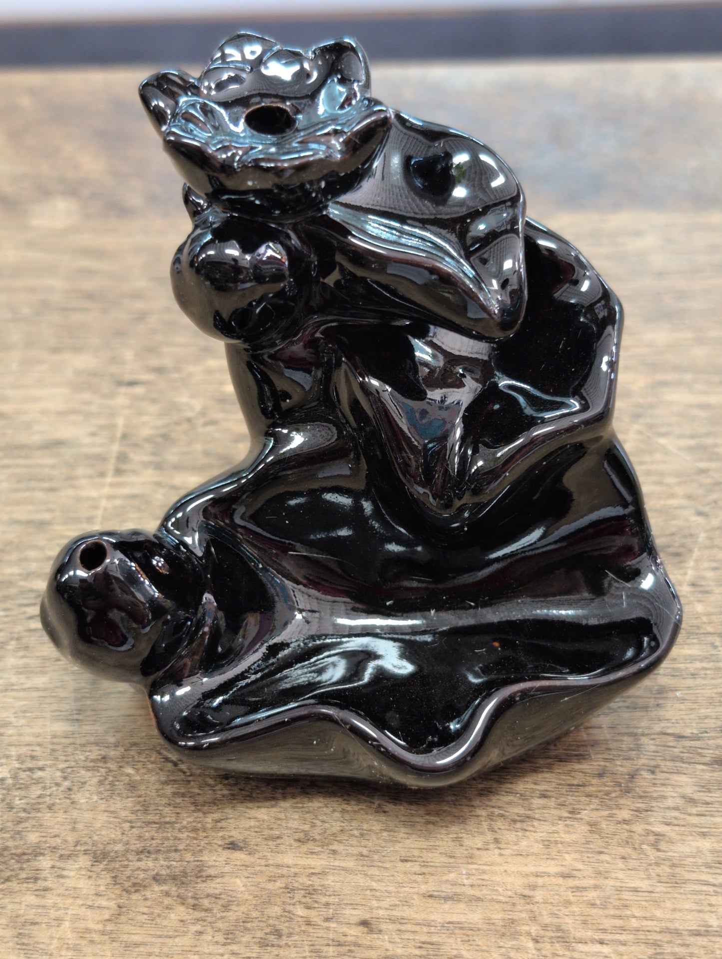 Black Backflow Incense Burner