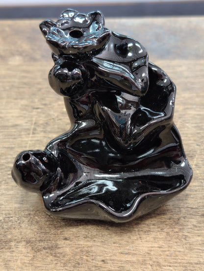 Black Backflow Incense Burner