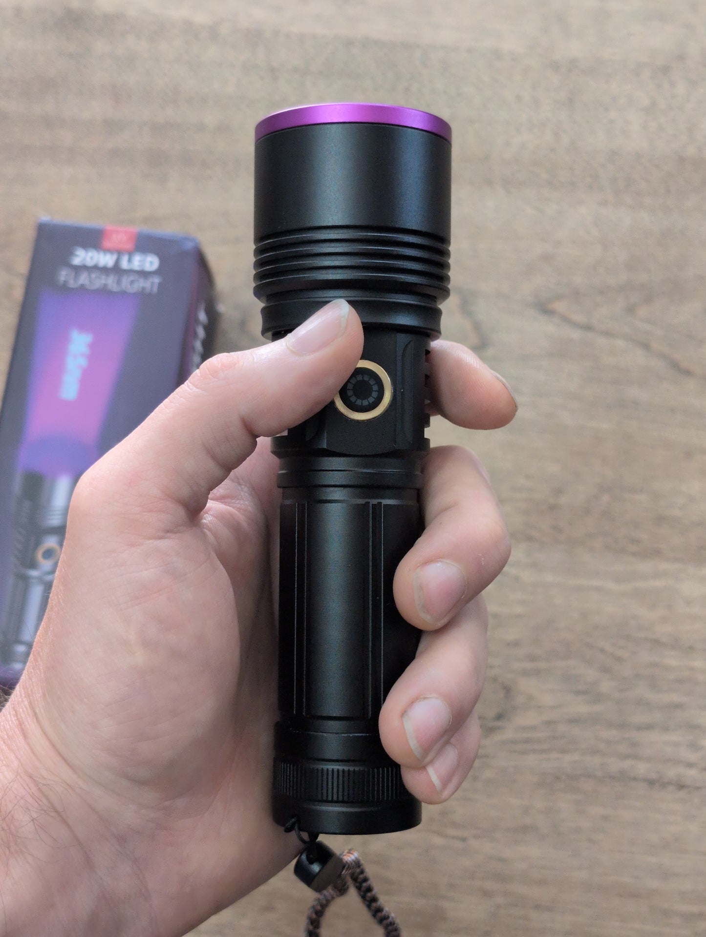 UV Flashlight 365nm 20w Rechargeable