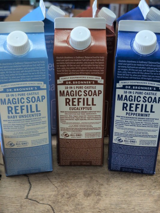 Dr Bronner's Magic Soap Refill