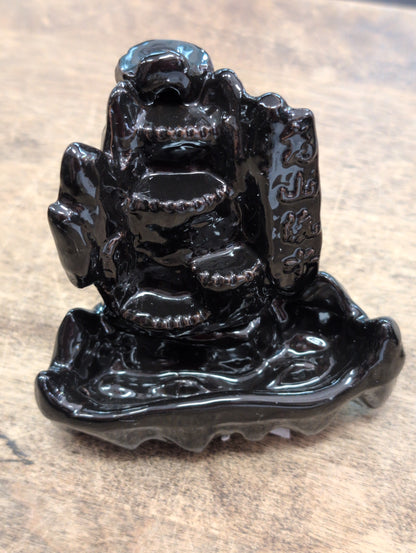 Black Backflow Incense Burner