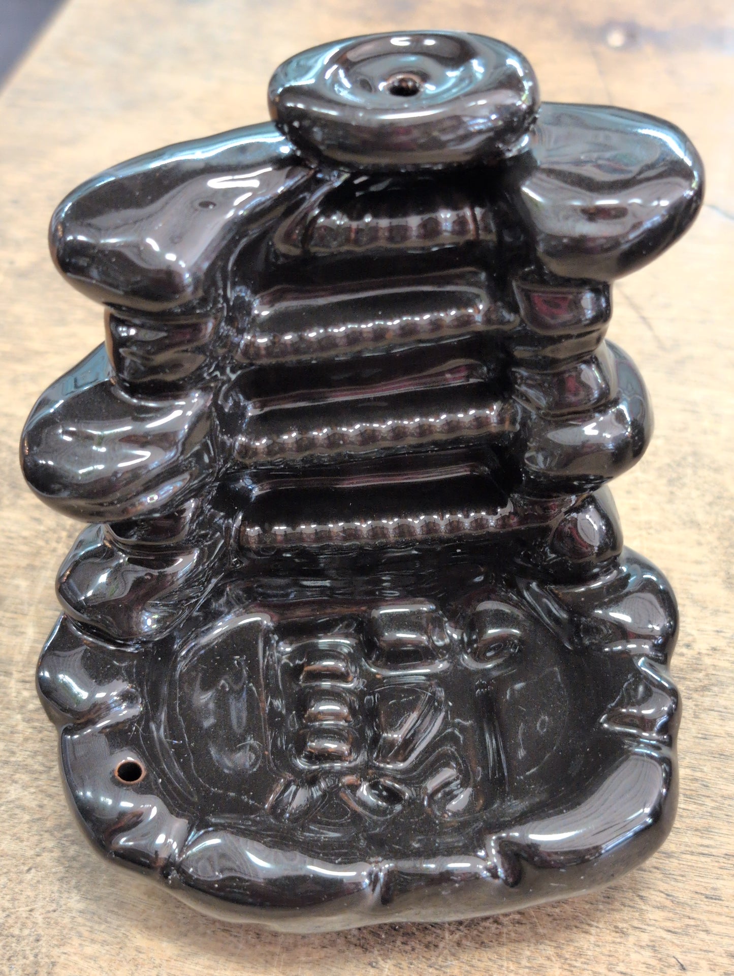 Black Backflow Incense Burner