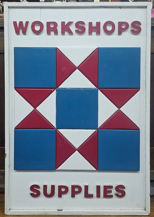 Workshops Supplies Sign